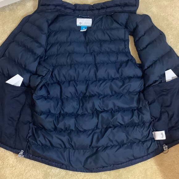 Columbia Puffer Vest Navy Medium Vest Unisex - Picture 5 of 7